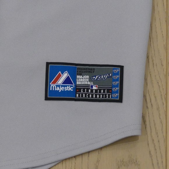 Toronto Blue Jays Majestic Genuine Merchandise Grey Small Jersey - Picture 3 of 7
